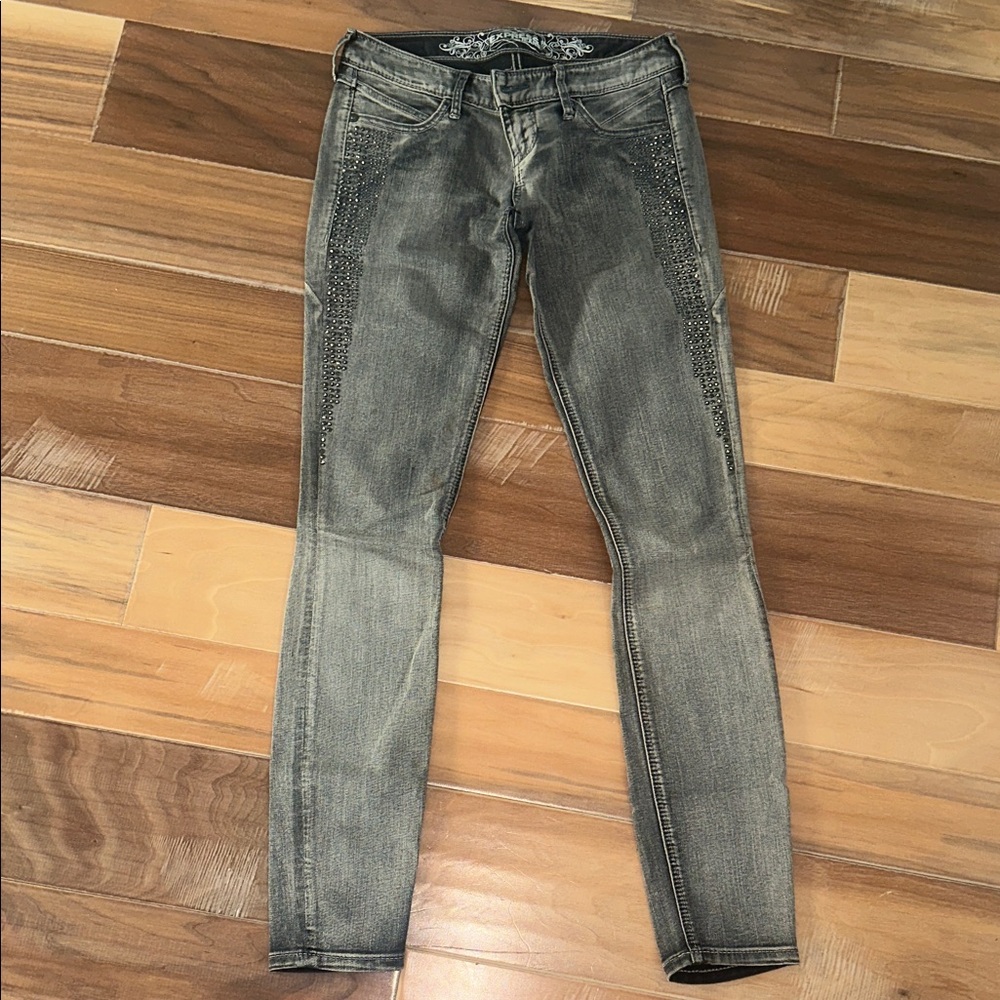 Express grey low rise Skinny Women's Jeans slim fit skinny